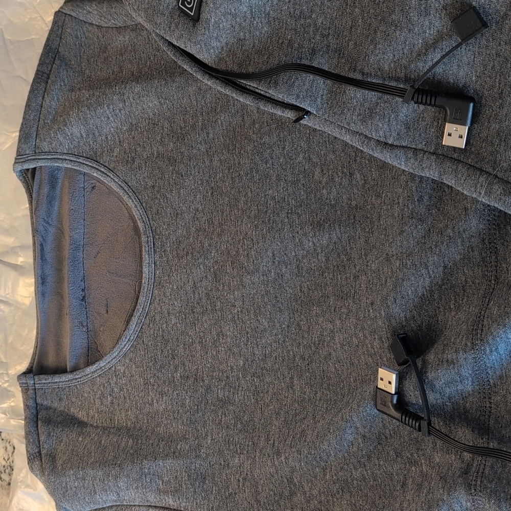 Cozy Gray Lounge Set With Option To Add Battery For Heat
